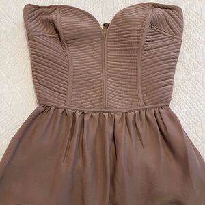 Parker Bronze Marilyn Corset Peplum Bustier